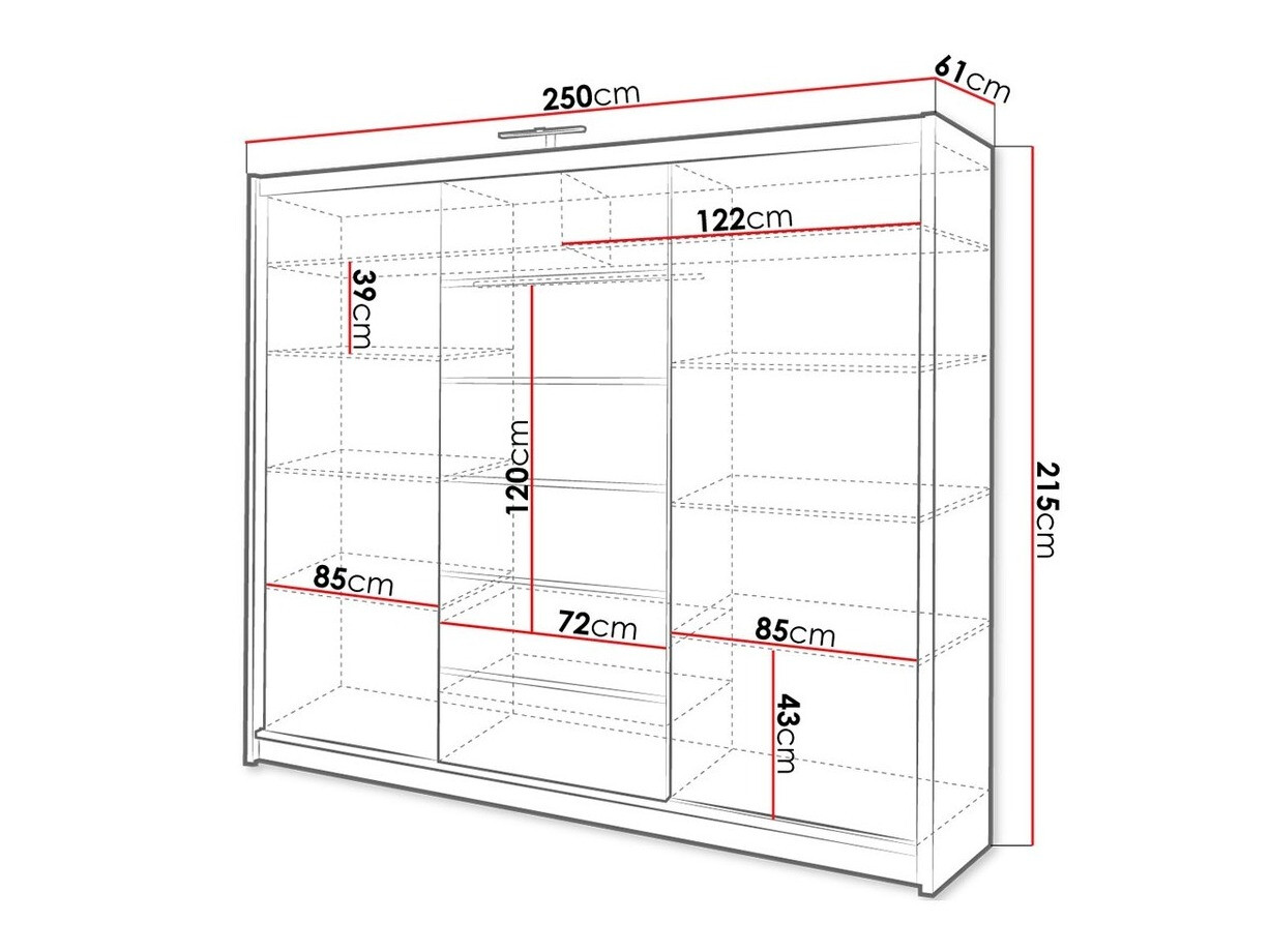 Kledingkast Honolulu 132