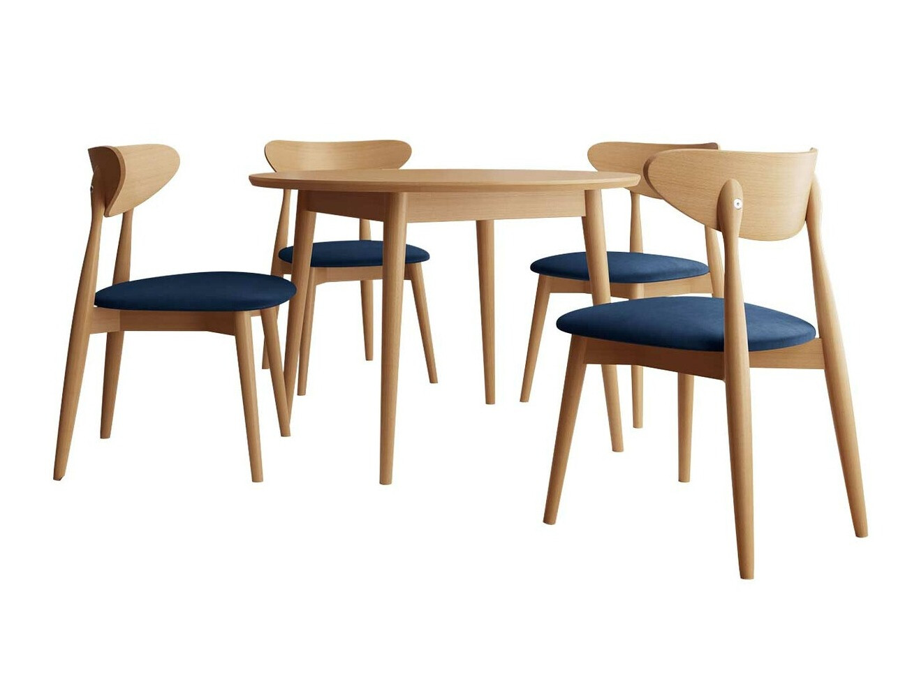 Eetkamerset Racine 134 (Bruin)