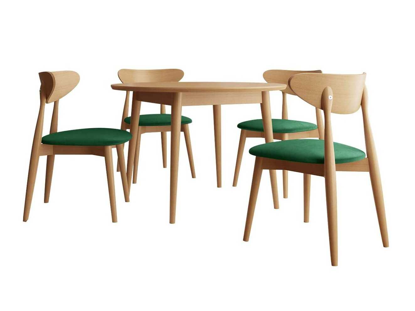 Eetkamerset Racine 134 (Bruin)