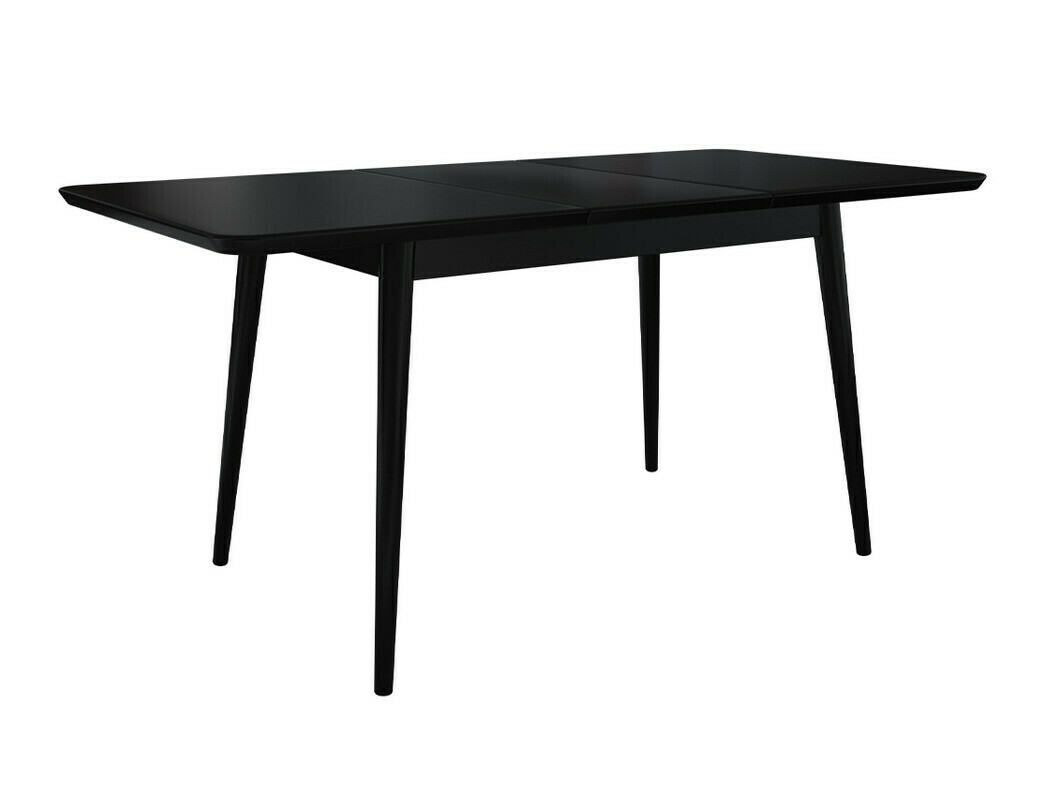 Eetkamerset Racine 125 (Zwart + Magic Velvet 2217)