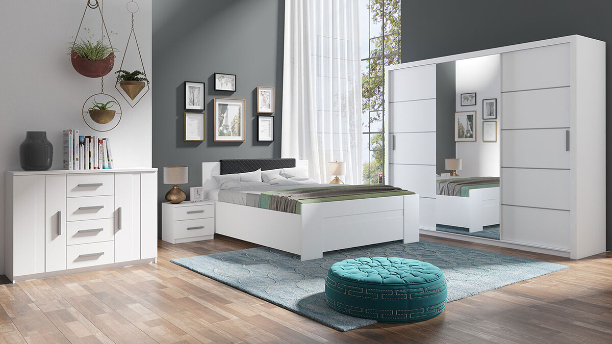 Kledingkast Catromi 111 (Wit)