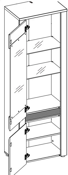 Boekenkast Sonciro 104