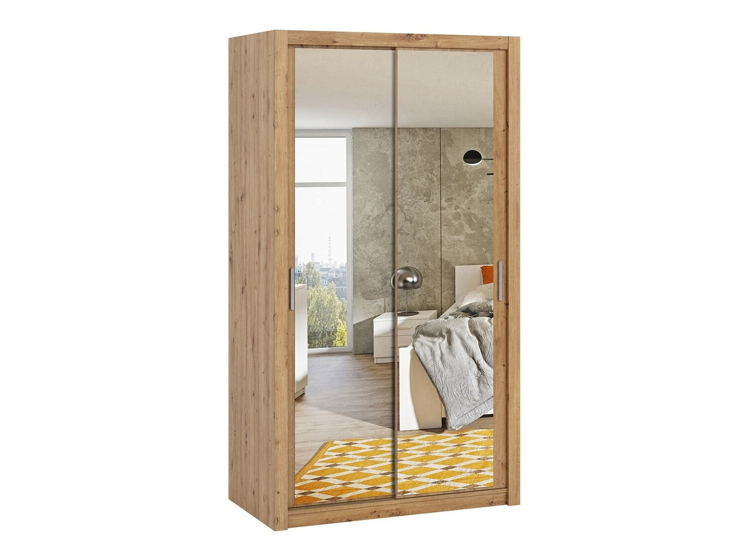 Kledingkast Catromi 104 (Artisan eiken)