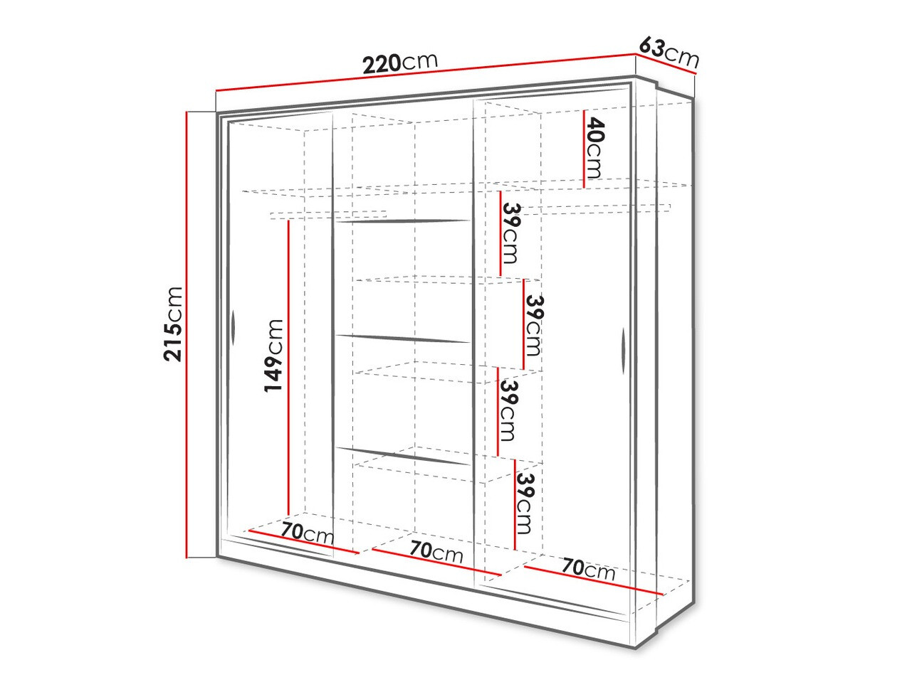 Kledingkast Livsori 106