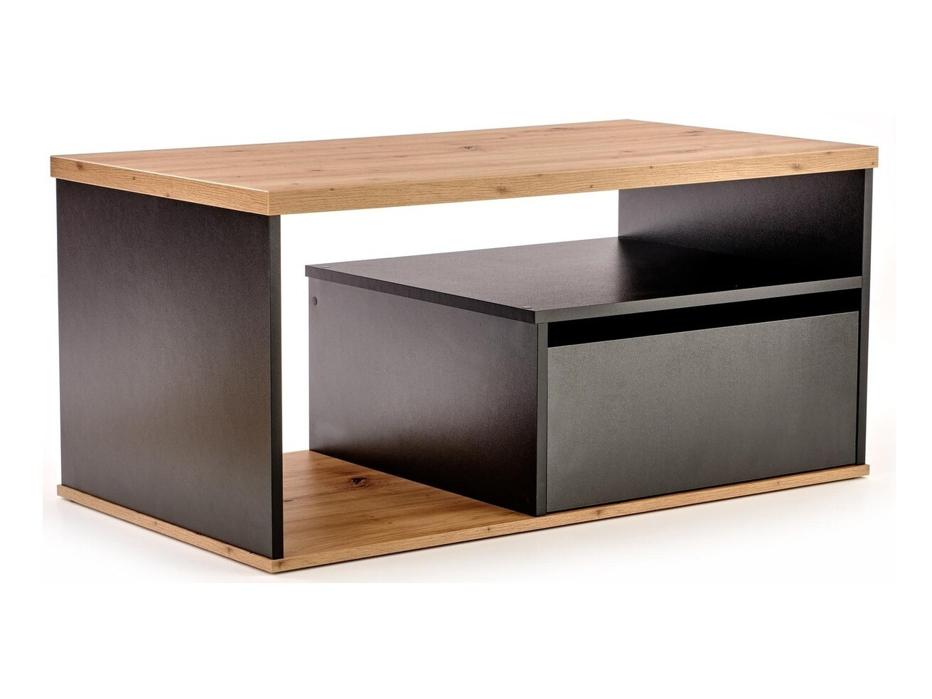 Salontafel Houston 954 (Wotan eik + Zwart)