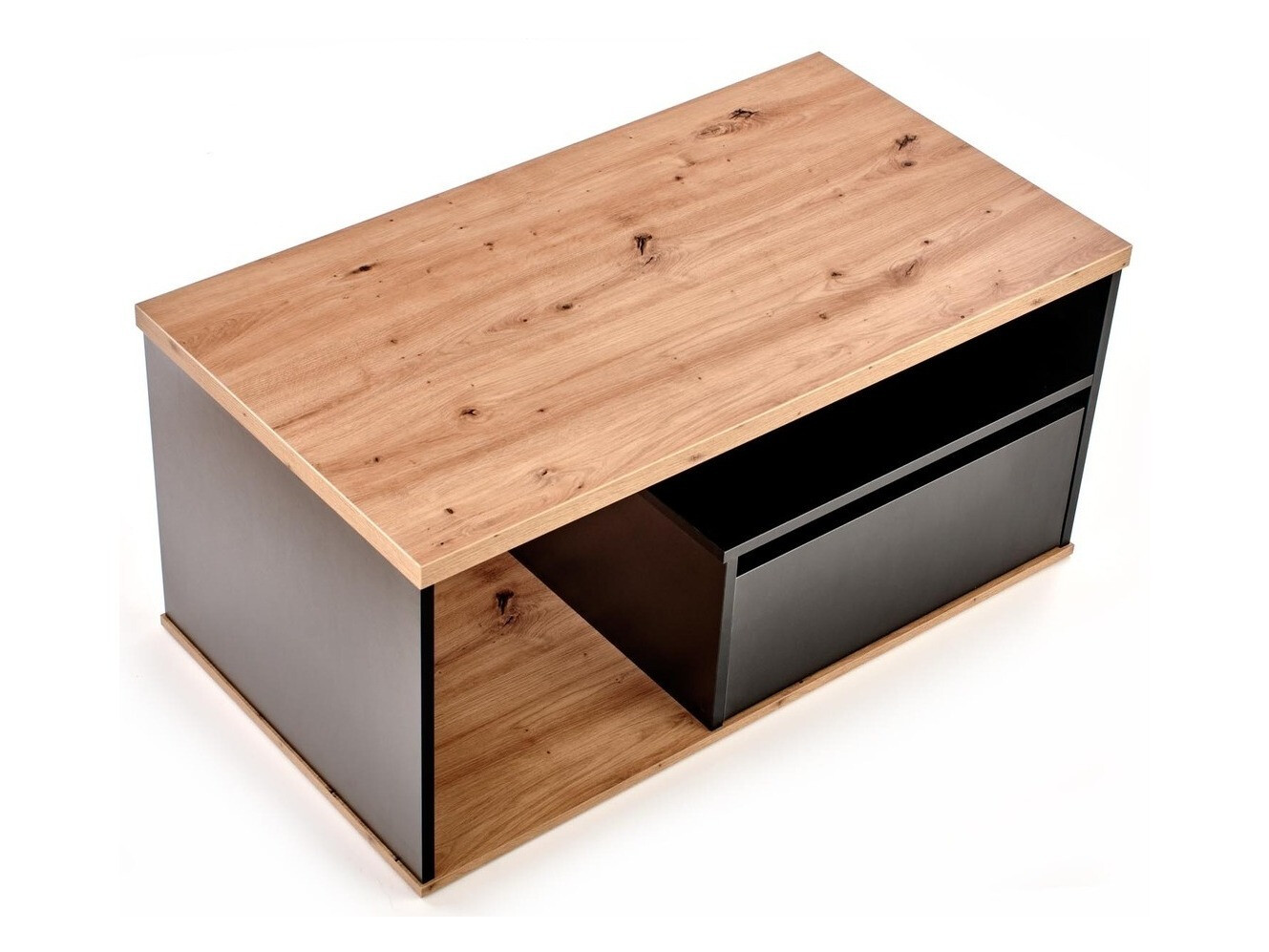 Salontafel Houston 954 (Wotan eik + Zwart)