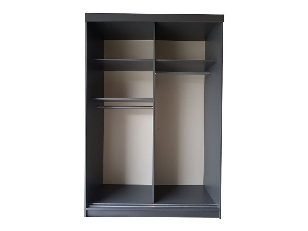 Kledingkast Dover 111 (Wit + Grafiet)