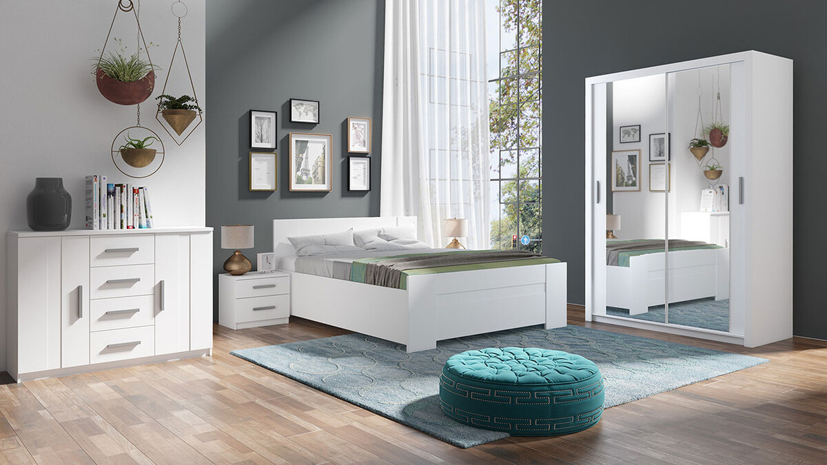 Kledingkast Catromi 106 (Wit)