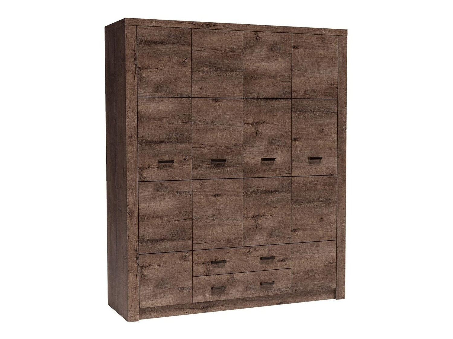 Kledingkast Serfeno 116 (Donker essen)