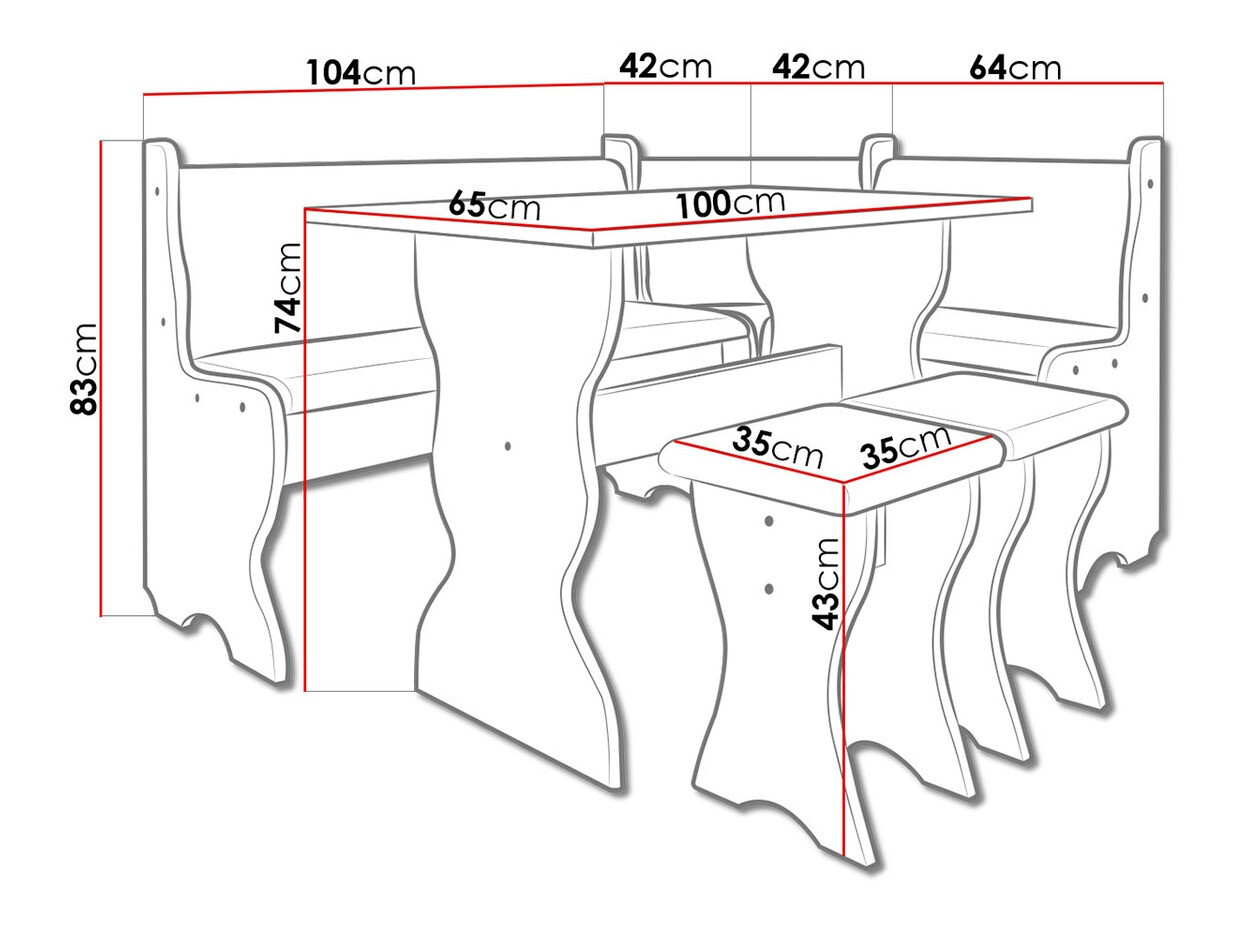 Keukenhoek Reading 100 (Wit + Alfa 13)