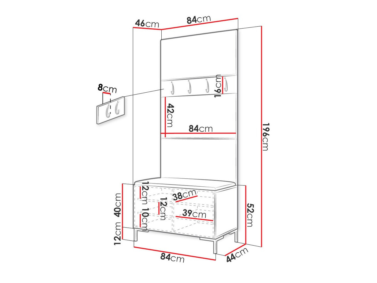 Gangmeubelset Tivsoa 102 (Manila 02)