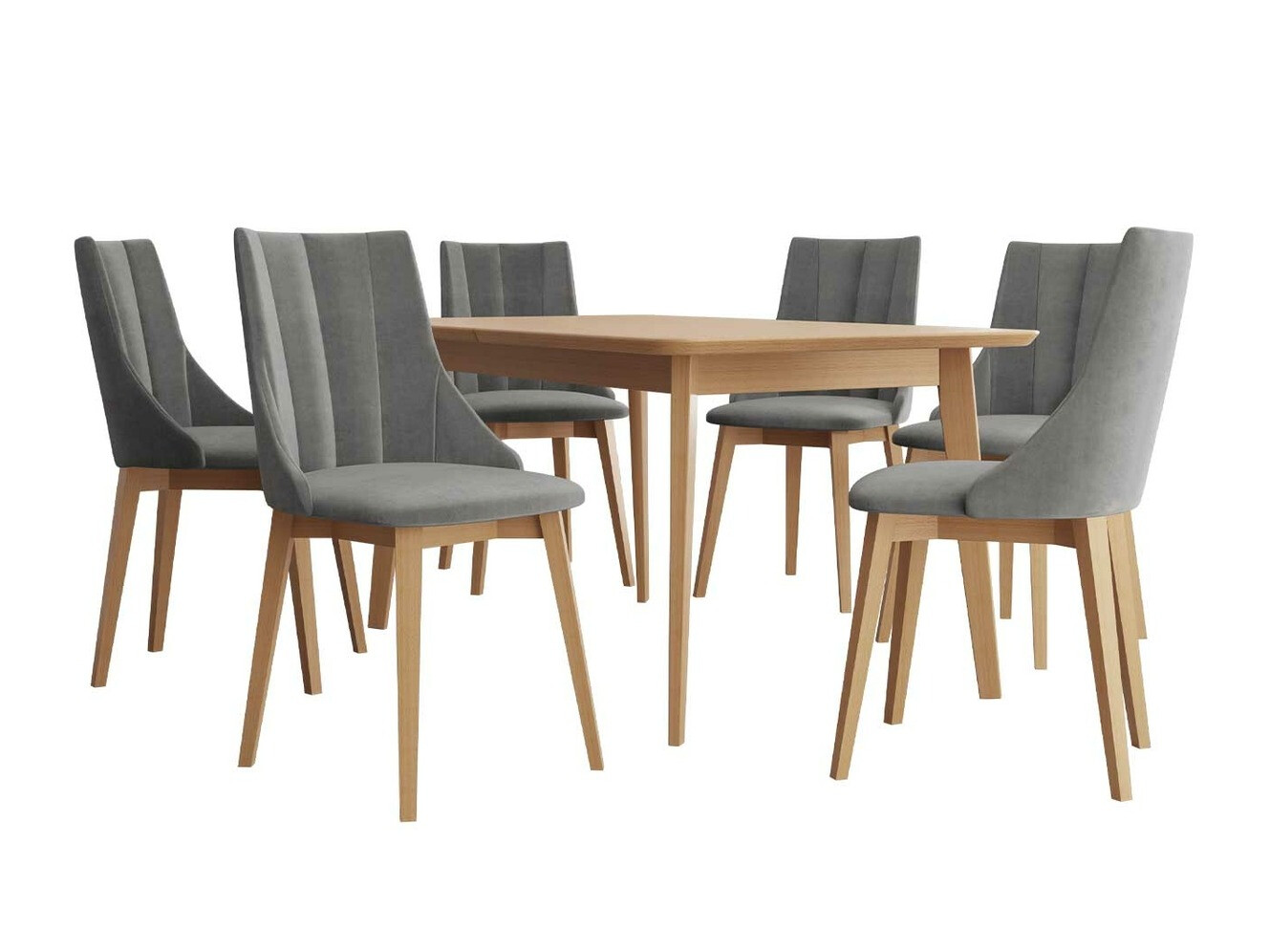 Eetkamerset Racine 139 (Bruin + Magic Velvet 2217)