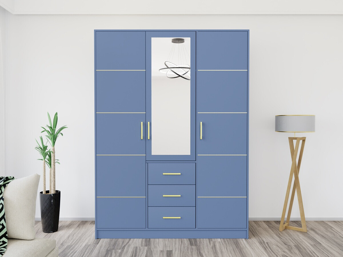 Kledingkast Dortivu 111 (Blauw)