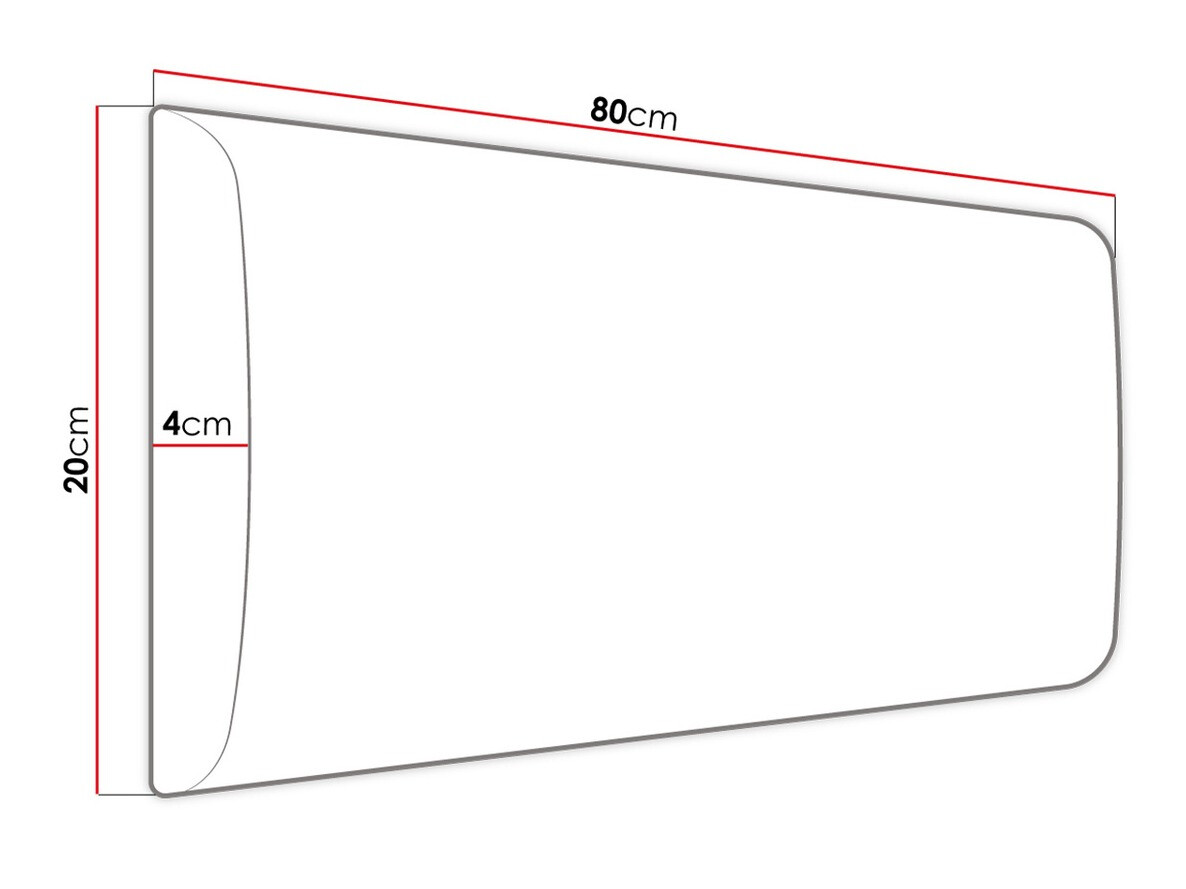Zacht wandpaneel Comfivo Ovis VI (Manila 09) (80x20)