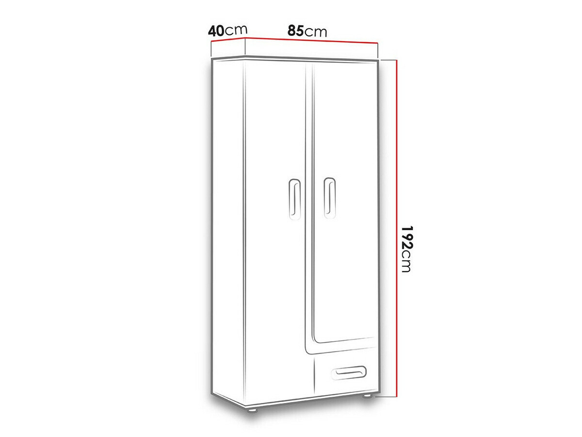 Boekenkast Levtala 103 (Antraciet + Wit + Roze)