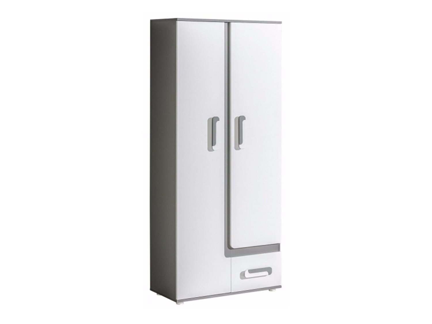 Boekenkast Levtala 103 (Antraciet + Wit)