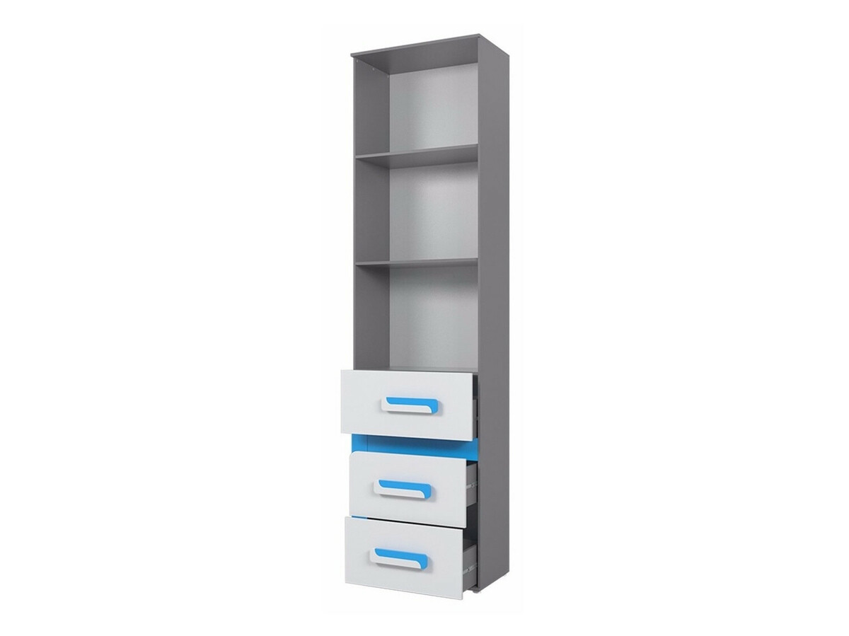Boekenkast Levtala 105 (Licht eiken + Wit)