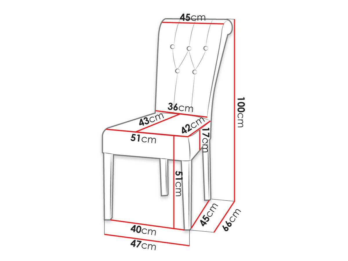 Eetkamerset Racine 143 (Gouden)