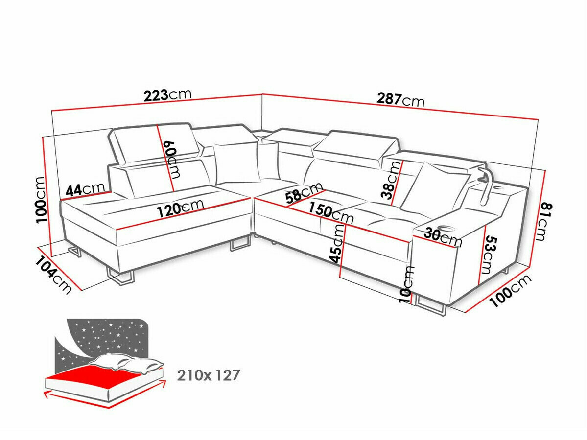 Hoekbank Sarasota 138 (Uttario Velvet 2955 + Uttario Velvet 2978)