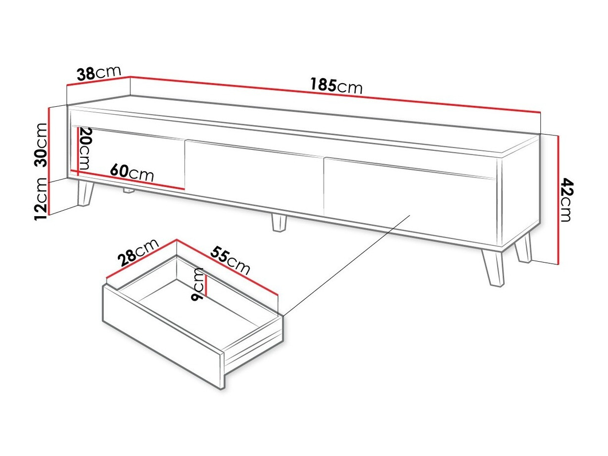 TV-meubel Melevara 101