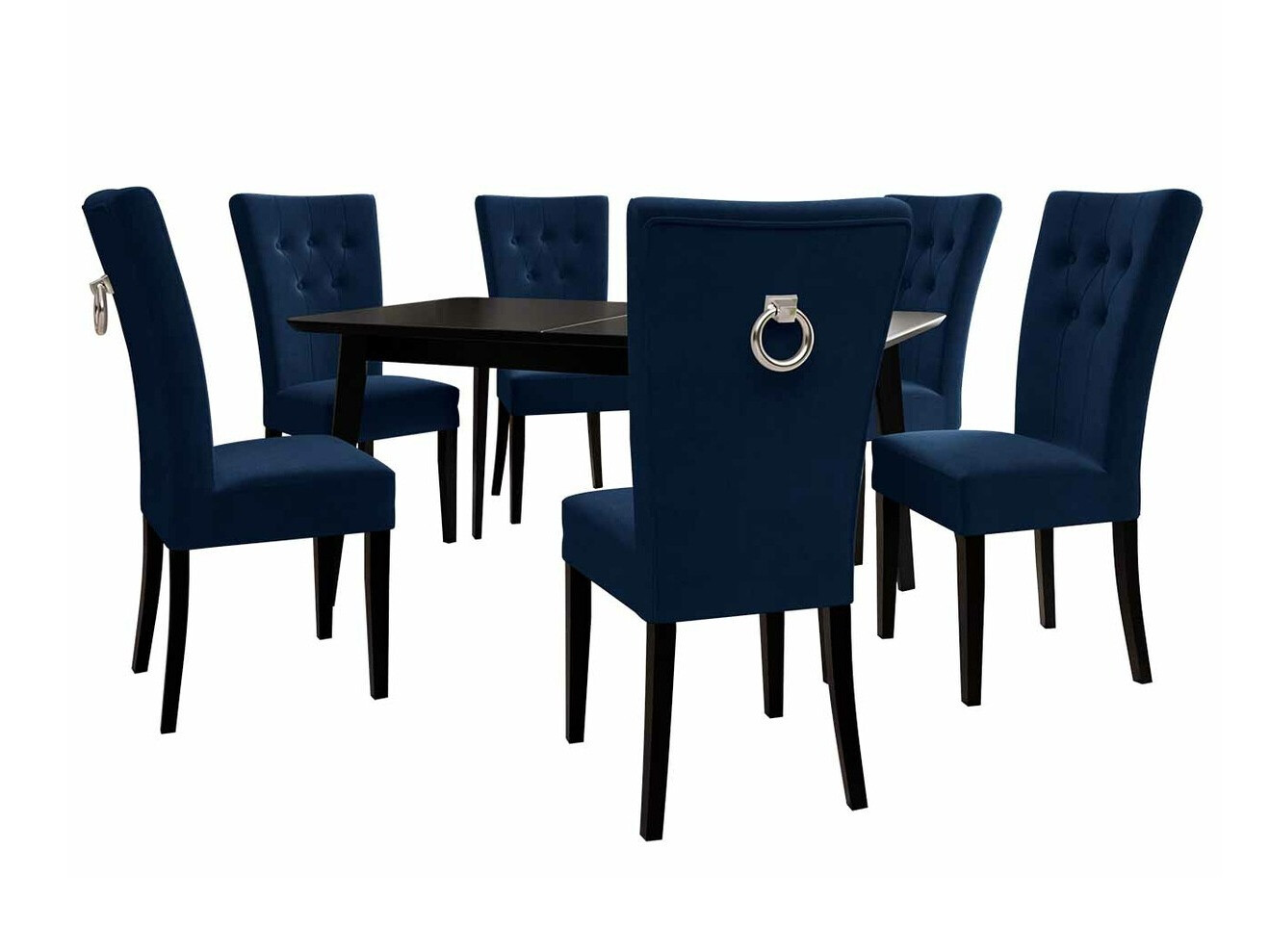 Eetkamerset Racine 144 (Wit + Magic Velvet 2216)