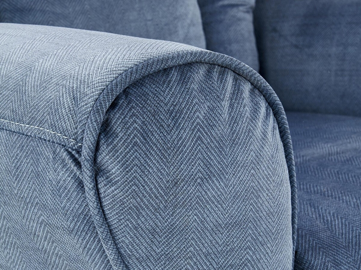 Relaxfauteuil Houston 848 (Blauw + Beuk)