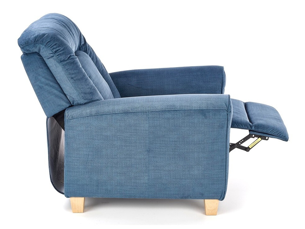 Relaxfauteuil Houston 848 (Blauw + Beuk)