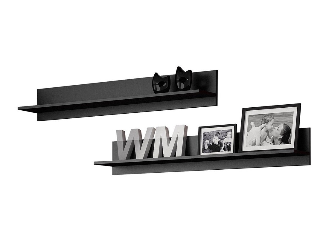 Set wandplanken Tornola 104 (Zwart)