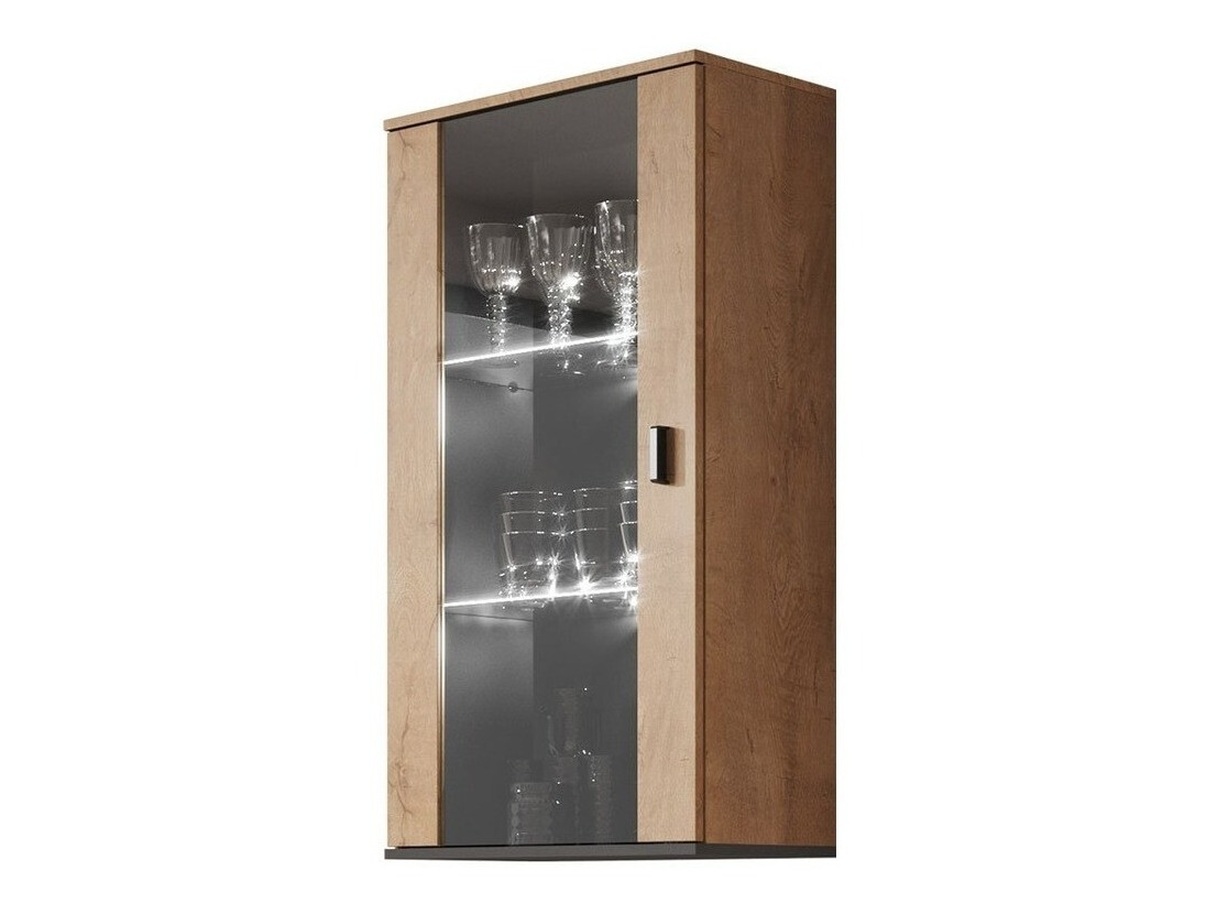 Wandkast Tornola 103 (Lefkas eik + Zwart)