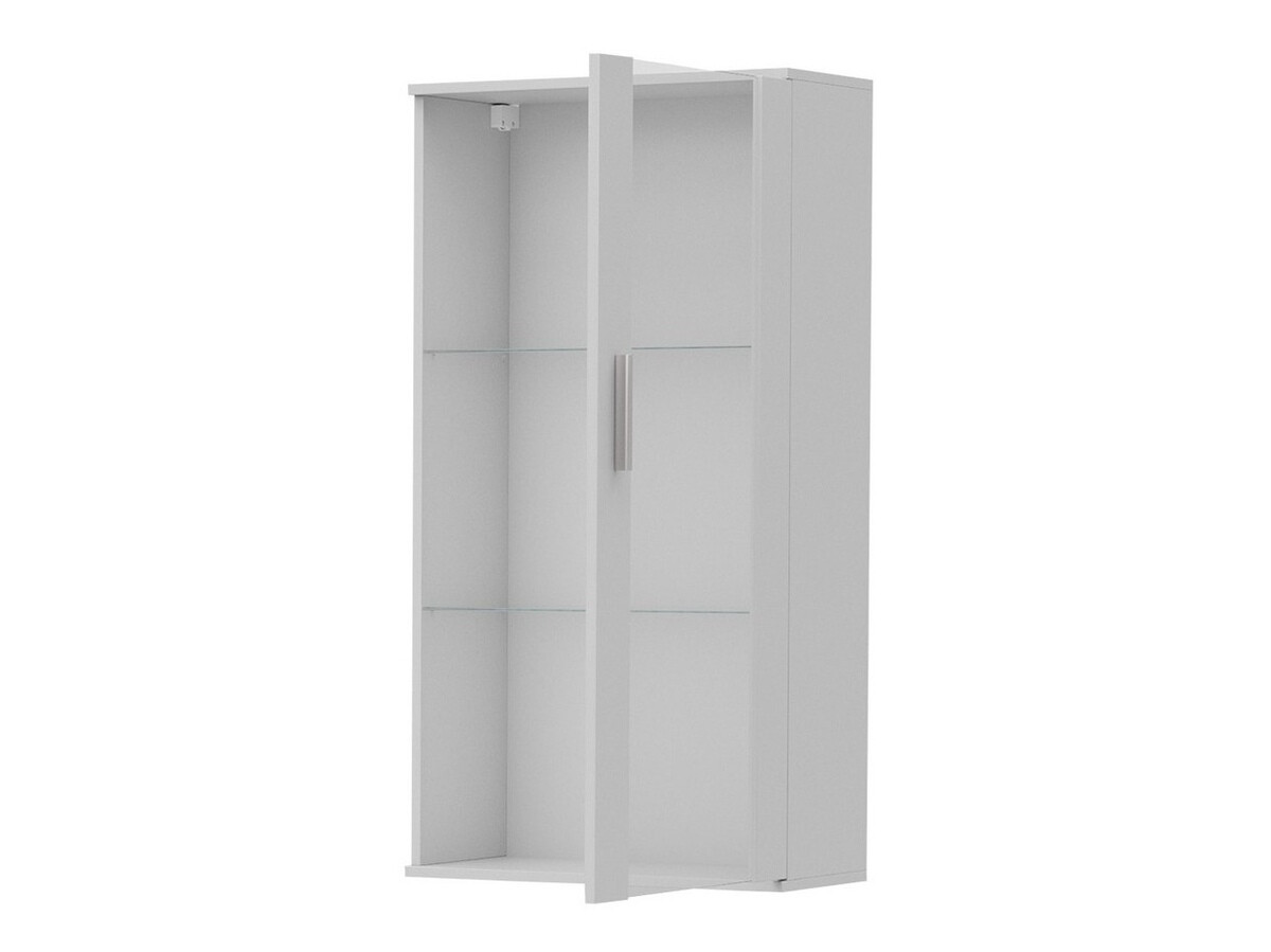 Wandkast Tornola 103 (Zwart + Glanzend zwart)