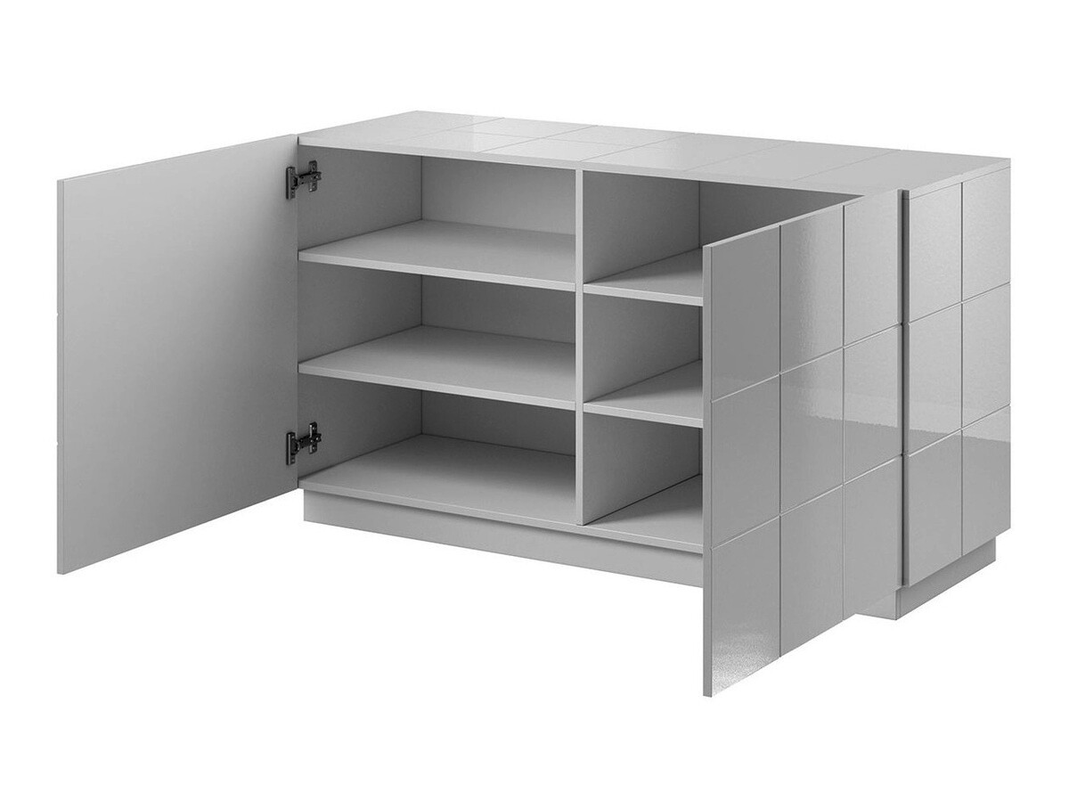 Dressoir Charlotte 132 (Glanzend zwart)
