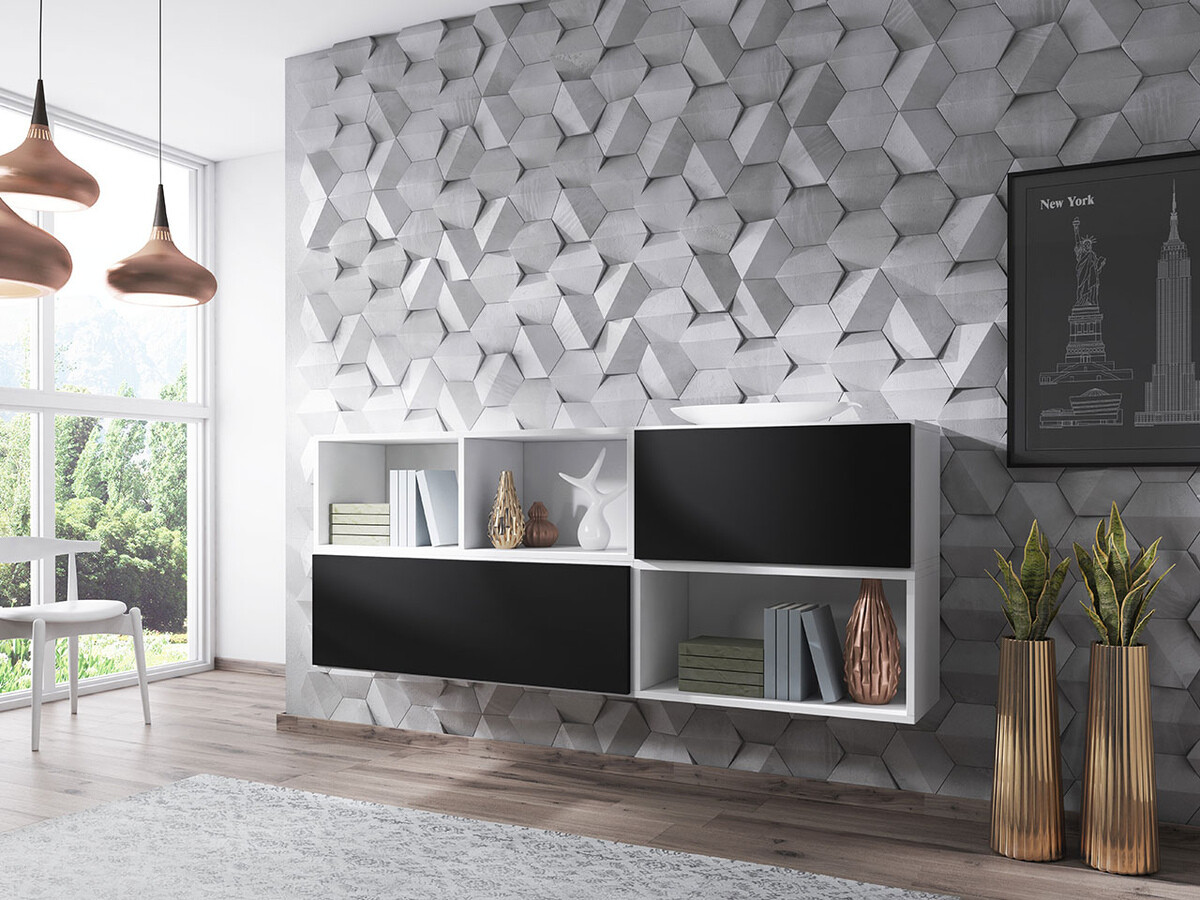 Wandplank Corbele 101 (Antraciet)