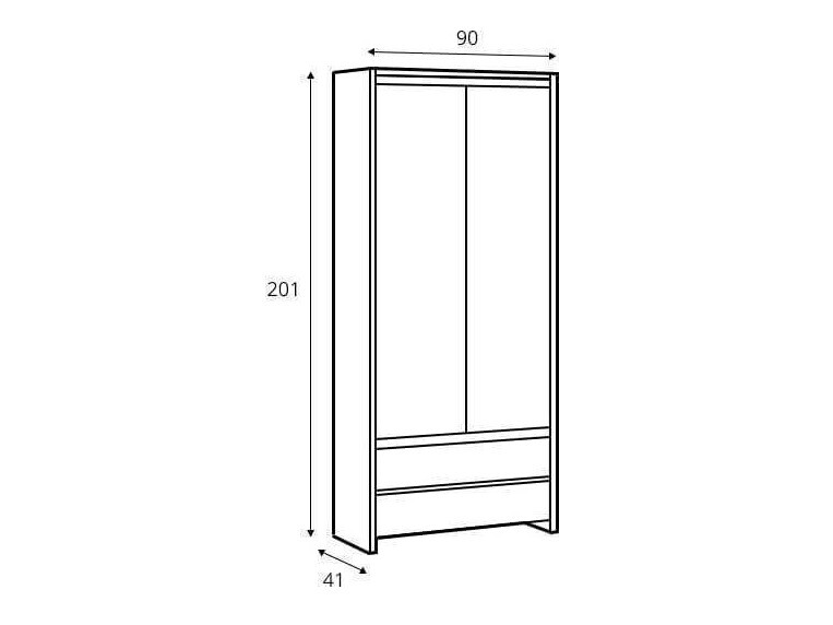 Boekenkast Nolroma 111 (Sonoma eik)