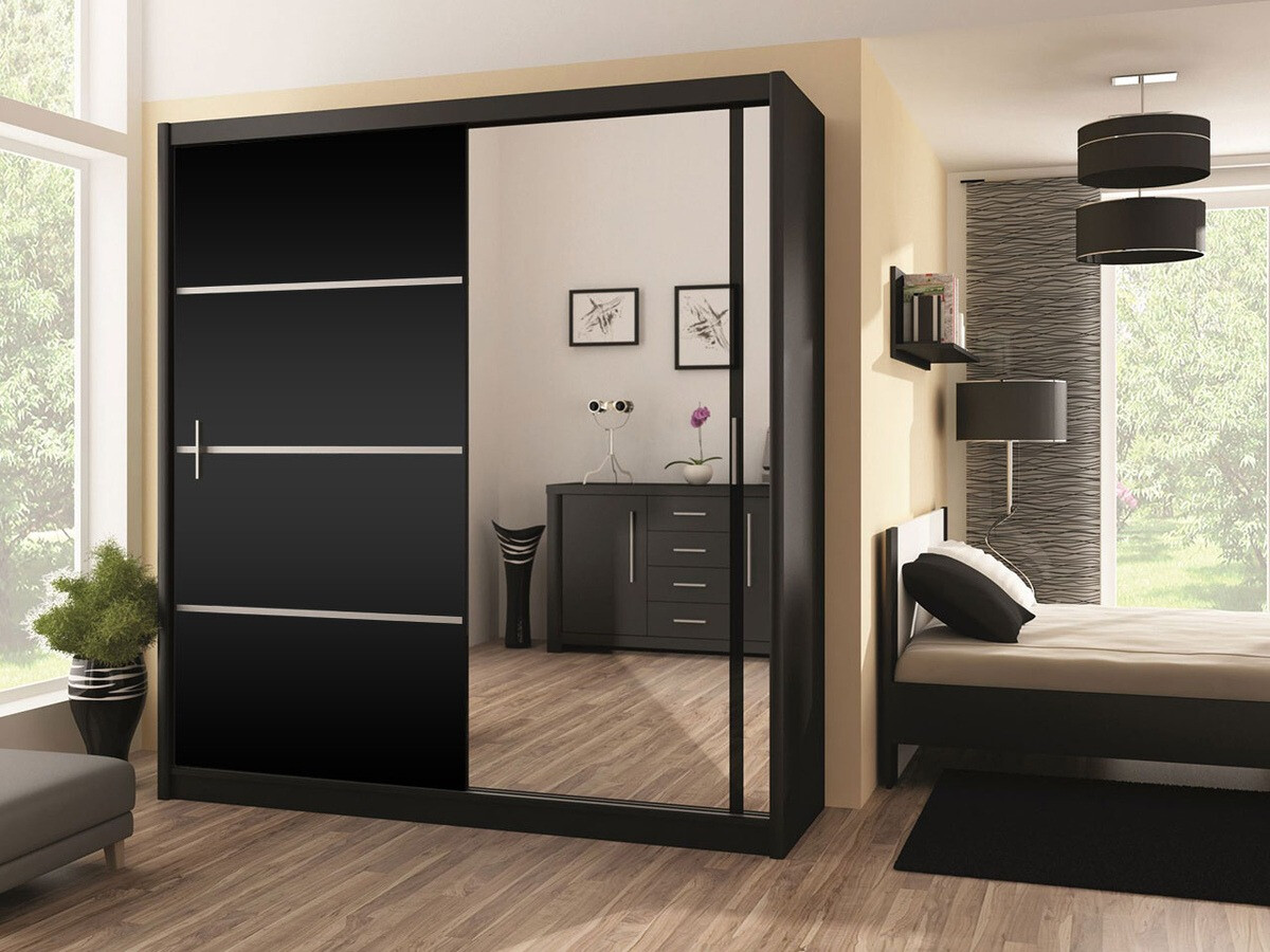 Kledingkast Honolulu 106 (Zwart)