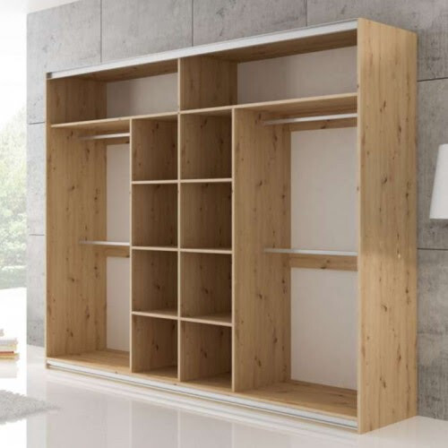 Kledingkast Honolulu 129 (Wotan eik)