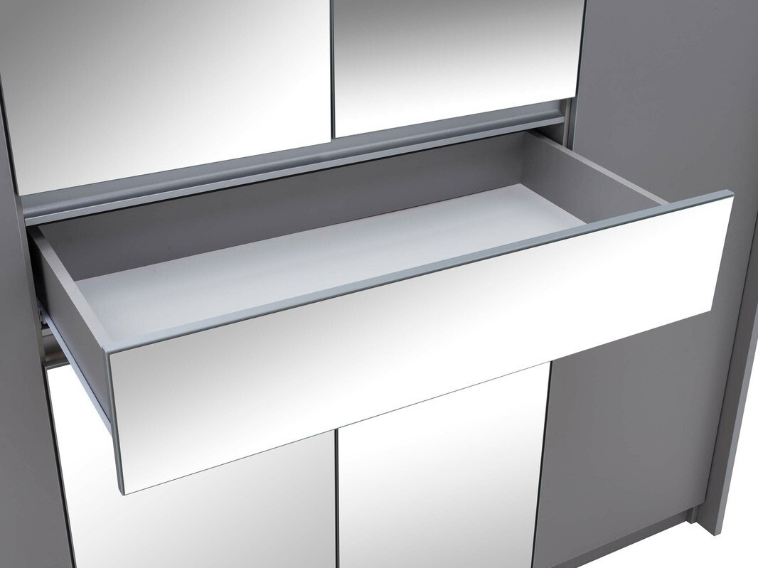 Kledingkast Honolulu 135 (Grijs)