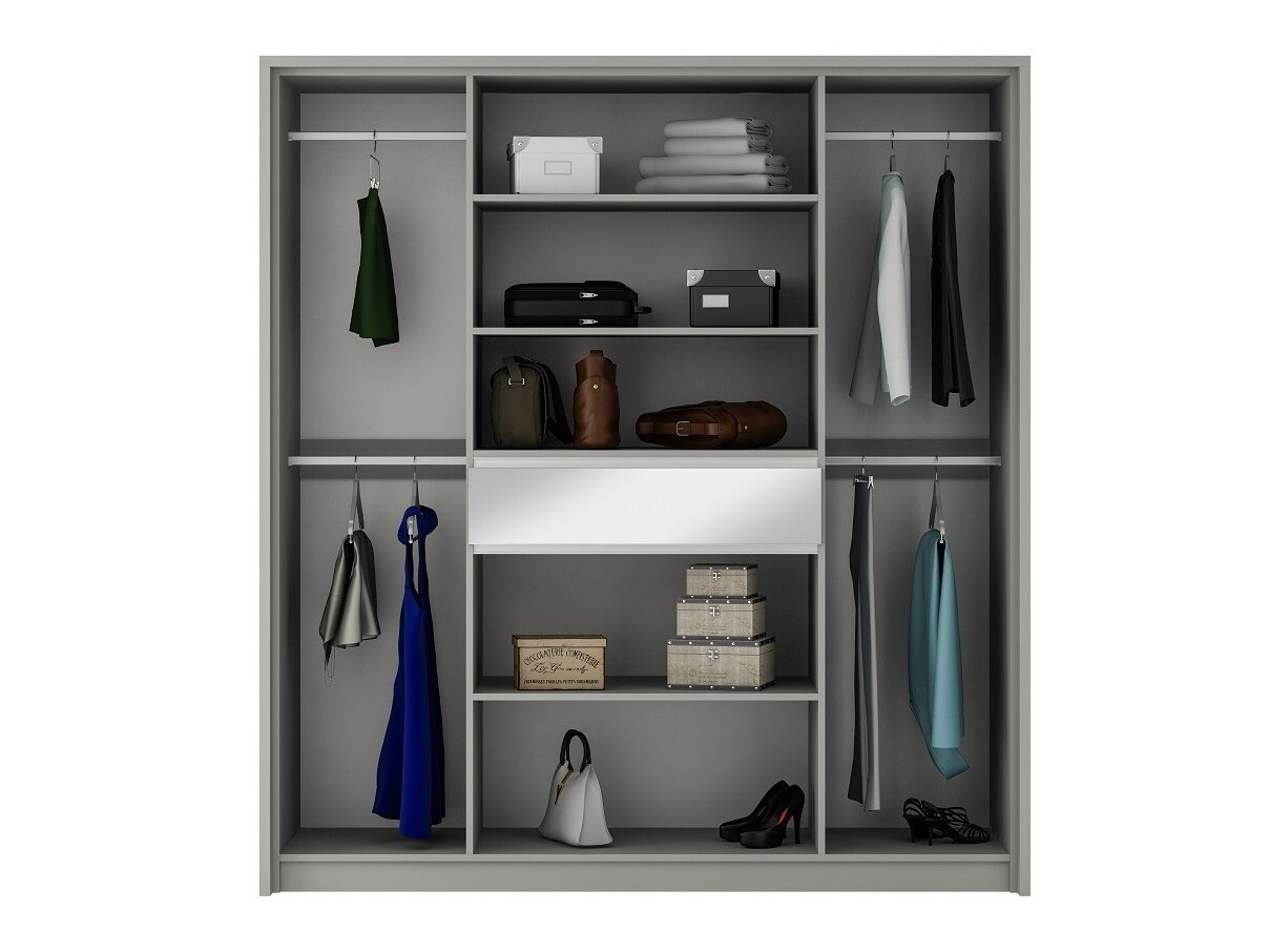 Kledingkast Honolulu 135 (Wit)