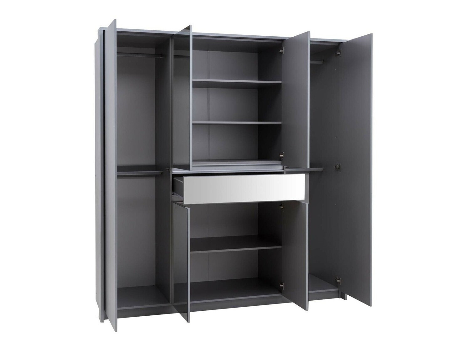 Kledingkast Honolulu 135 (Wit)