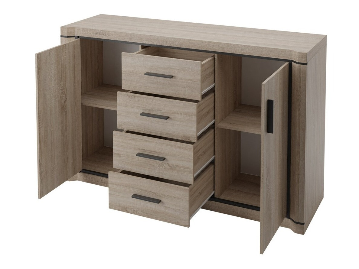 Ladekast Lorelie 104 (Truffel eiken)