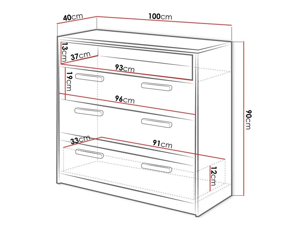 Ladekast Veravie 140