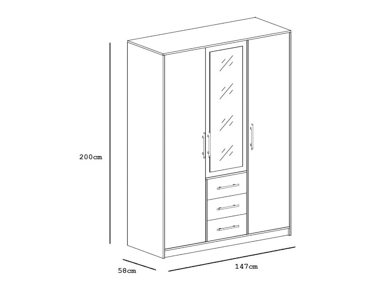 Meubelset Dortivu 120 (Blauw)