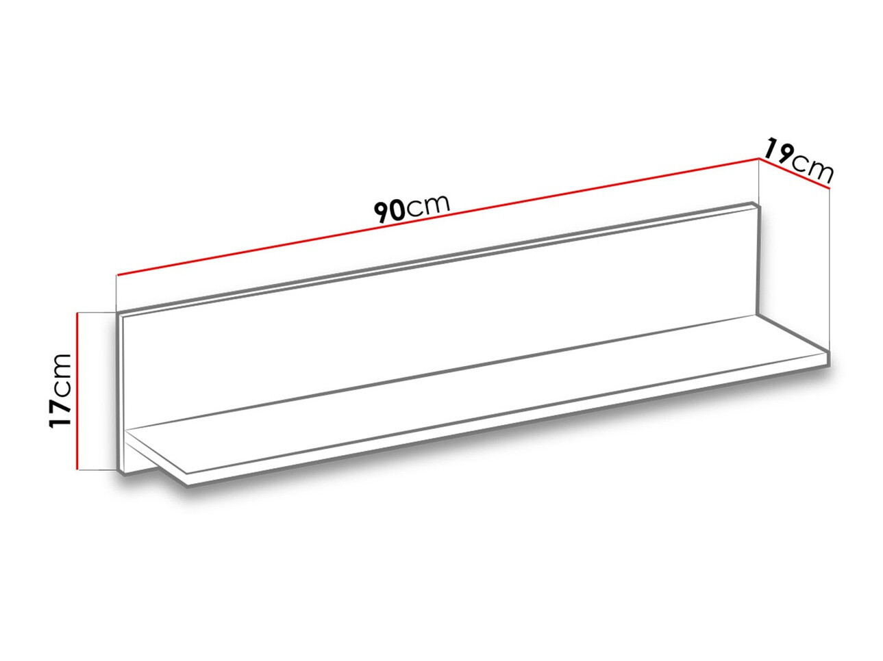 Wandplank Lorlare 109