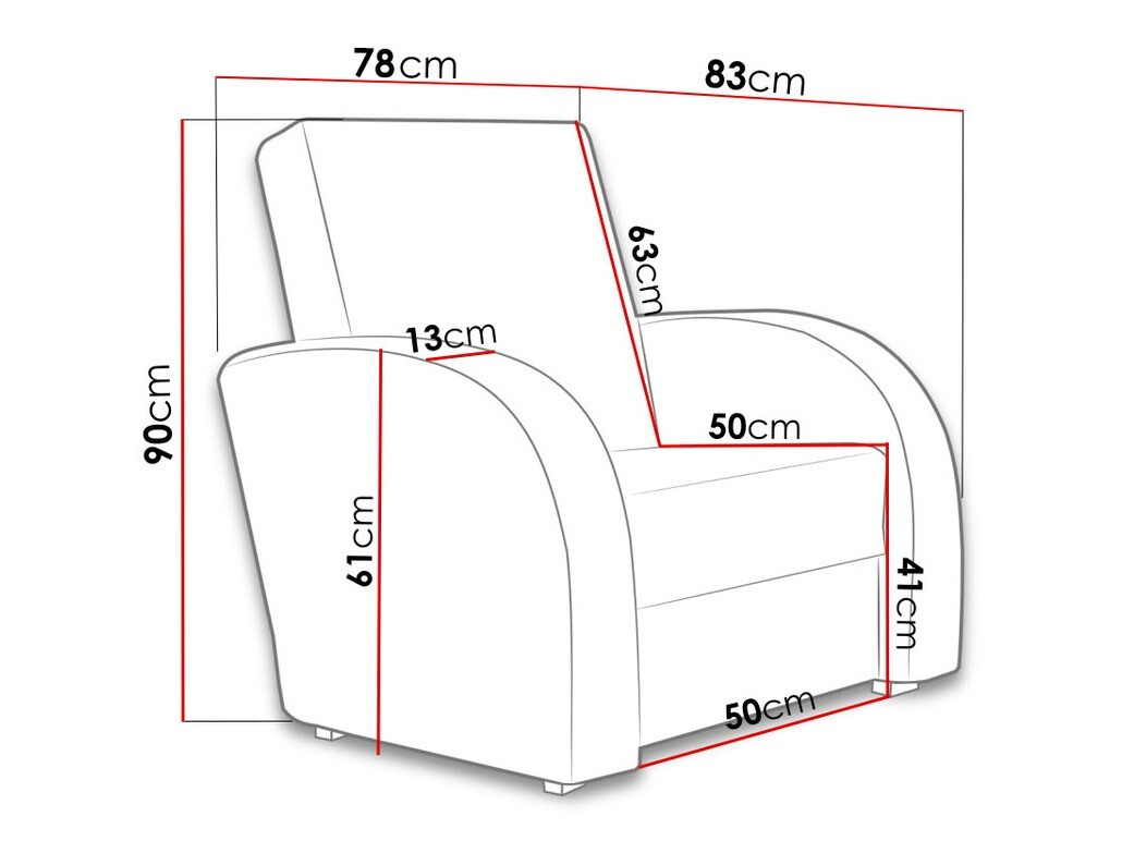 Fauteuil Providence 114 (Soft 020 + Lux 24)