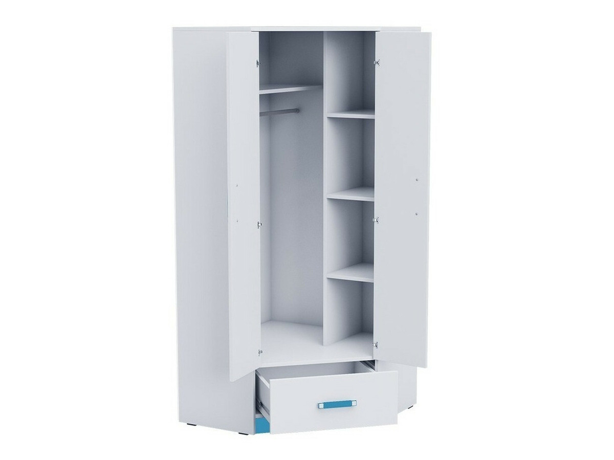 De reeks van de kinderkamer Lorlare 120 (Wit + Grijs)