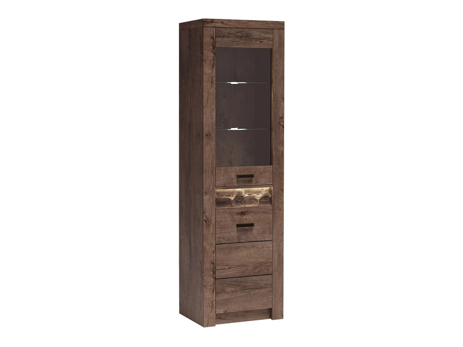 Boekenkast Serfeno 102 (Donker essen)