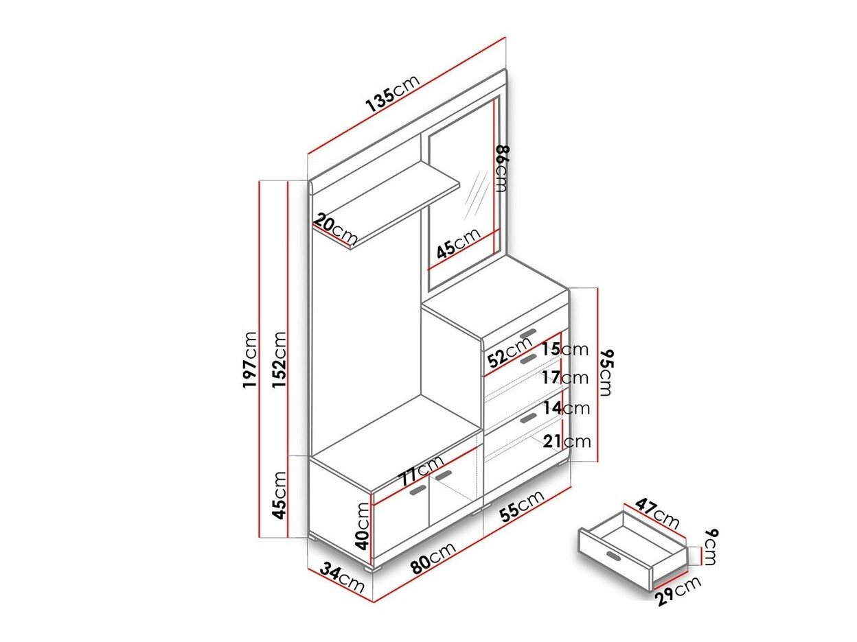 Gangmeubelset Lima 103