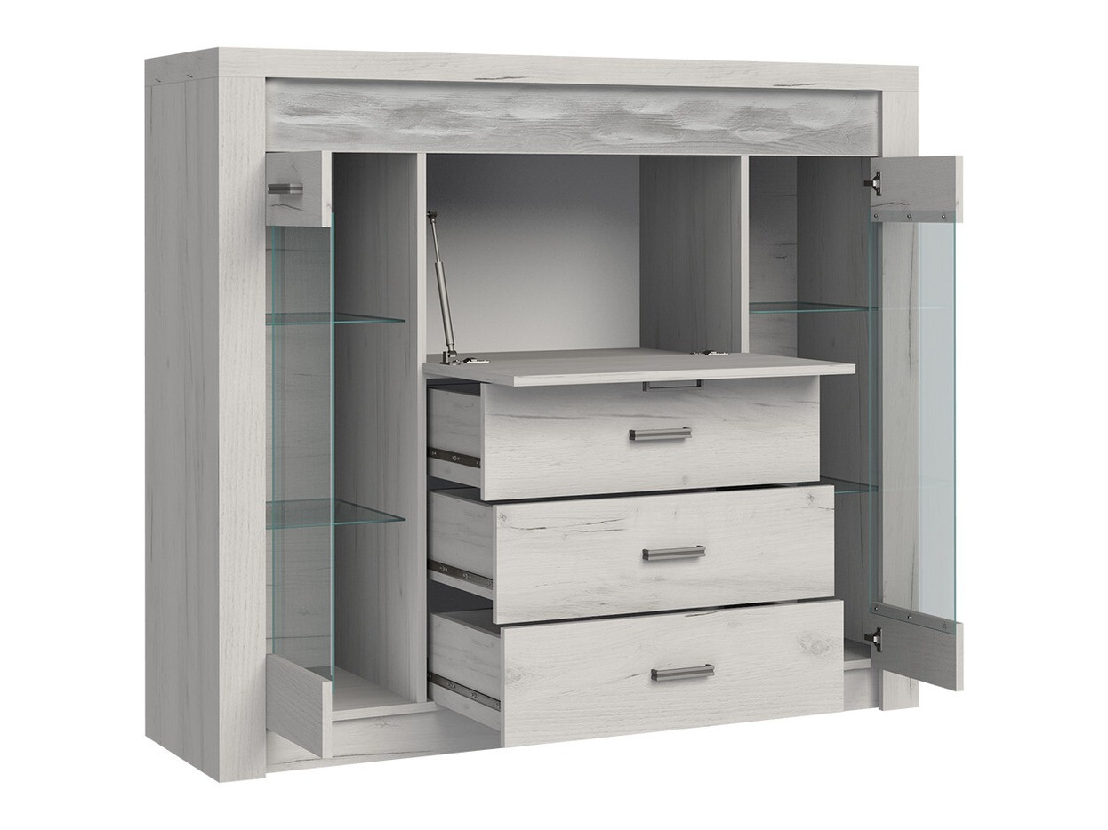 Ladekast Serfeno 105 (Donker essen)