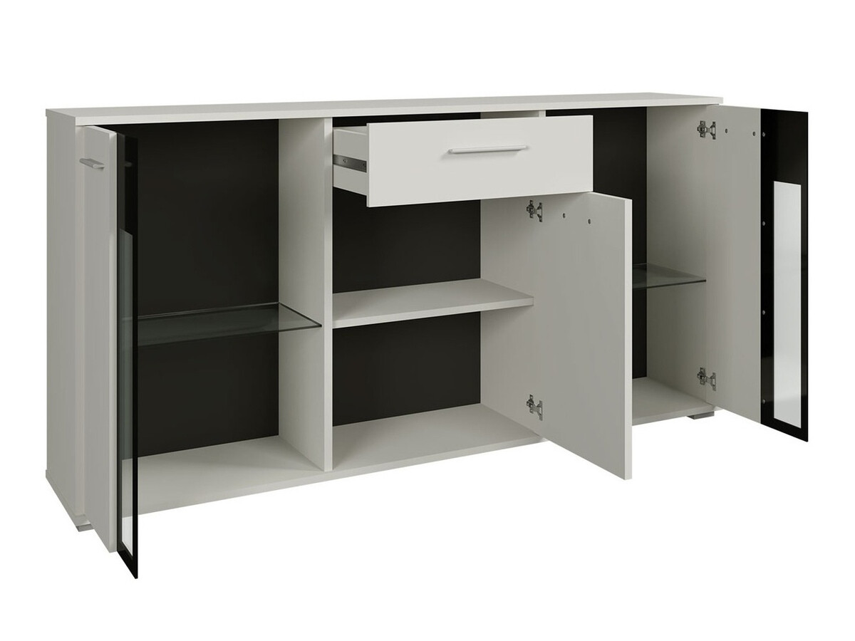 Ladekast Tucson 114 (Artrisan eiken + Wit)