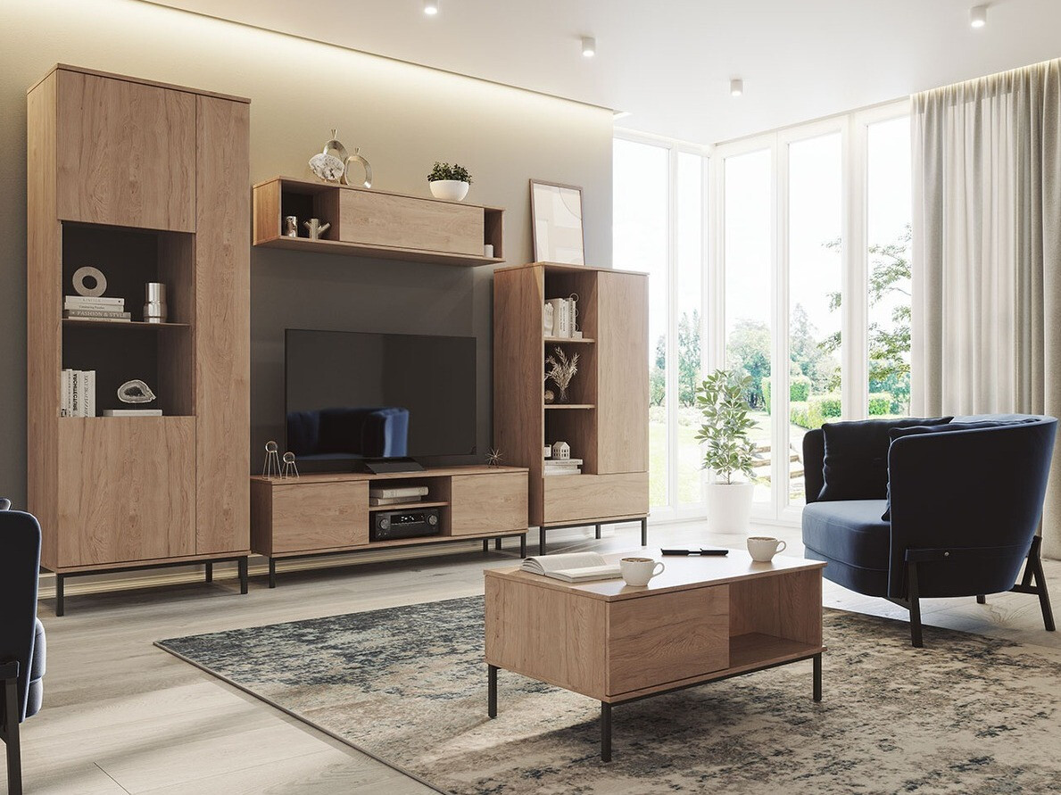 Boekenkast Lomsore 106 (Licht hout)