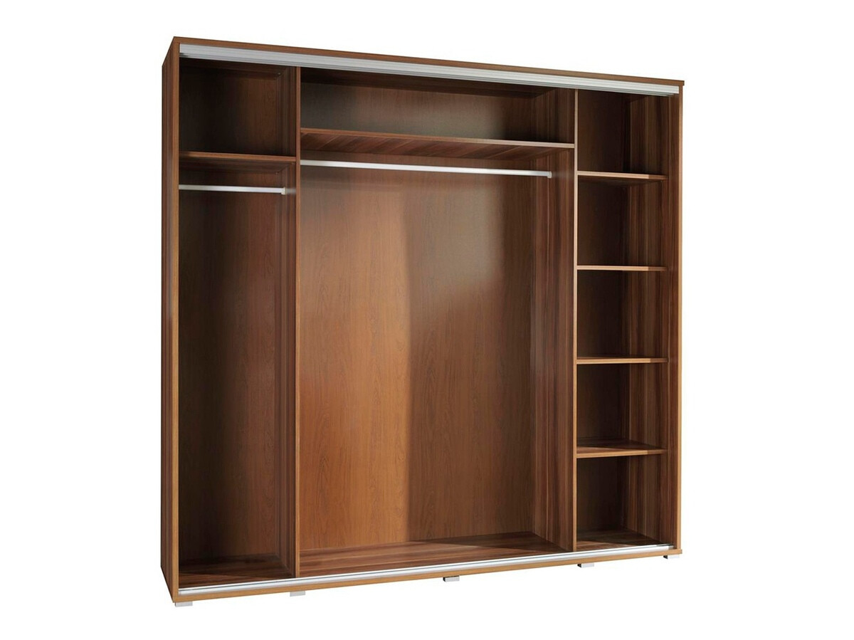 Kledingkast Murrieta 135 (Wengé)